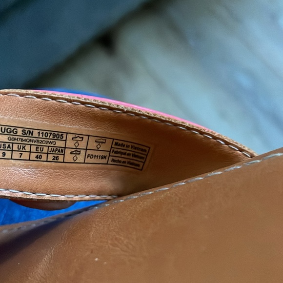 UGG Tuolumne Flip Flops Sandals Pink Womens Size 9 US - Picture 4 of 5